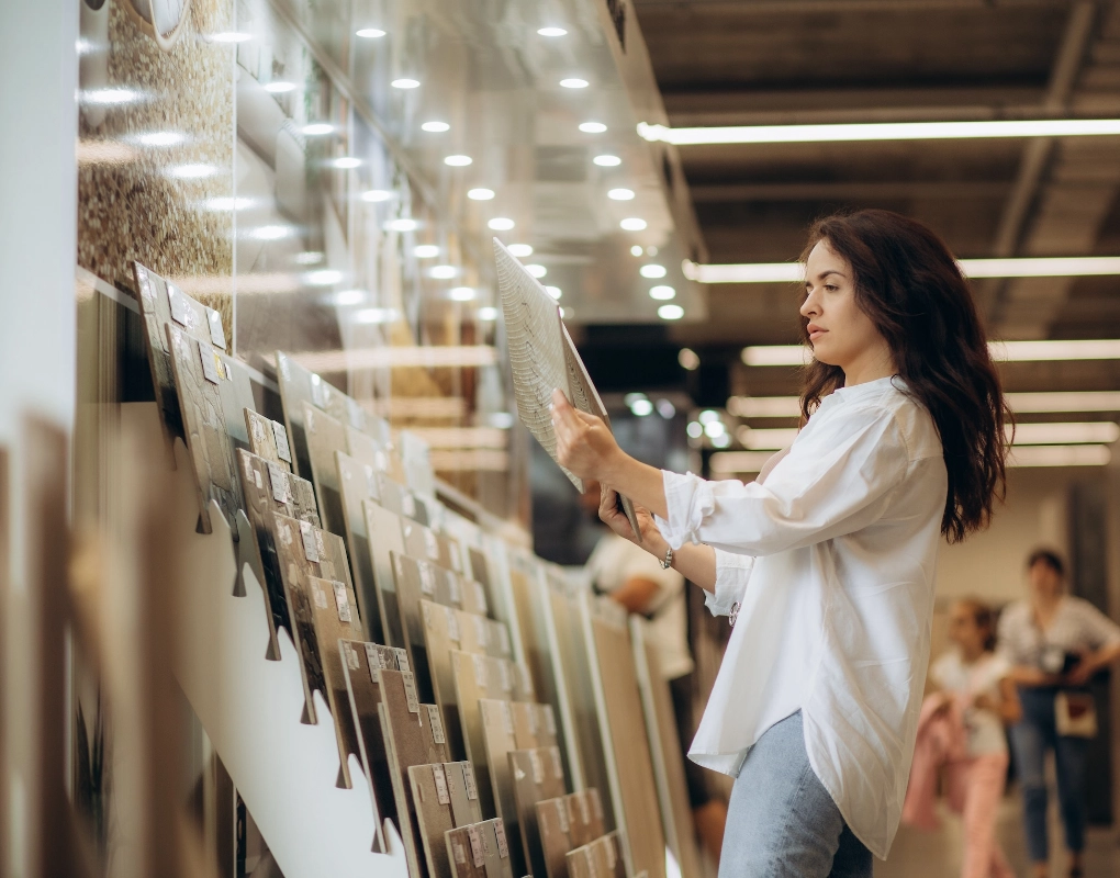 Quality-Guarantee@2x Product samples at store | Triangle Flooring Center