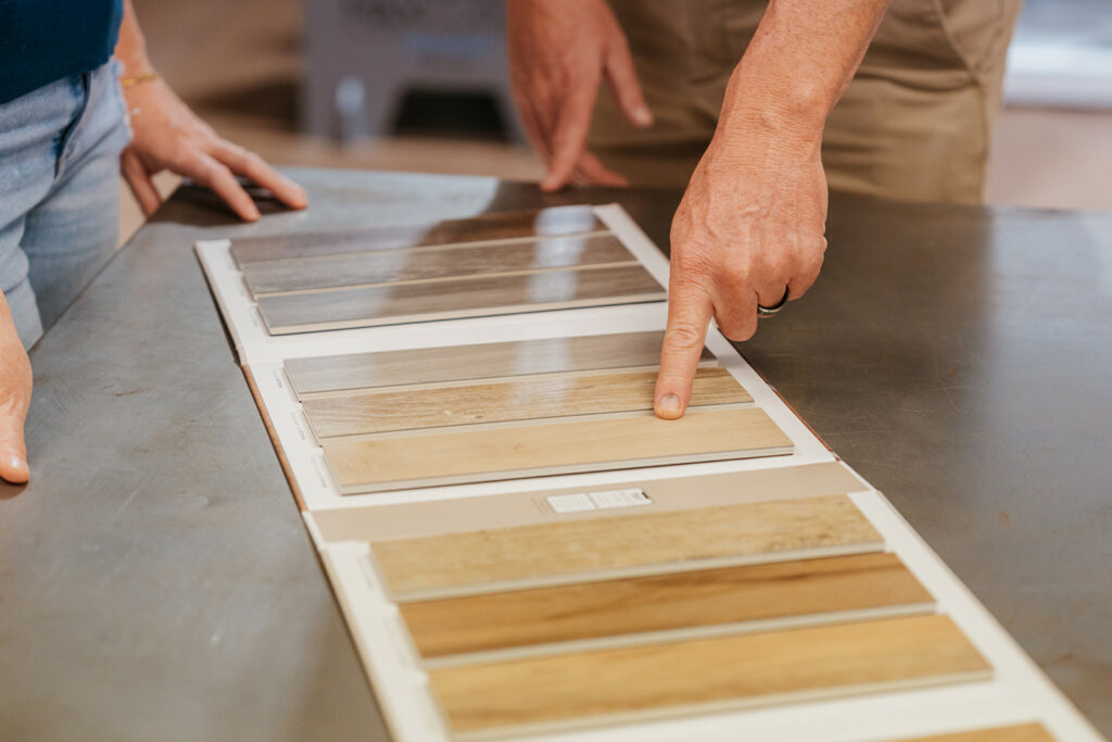 Shop at home flooring consultation