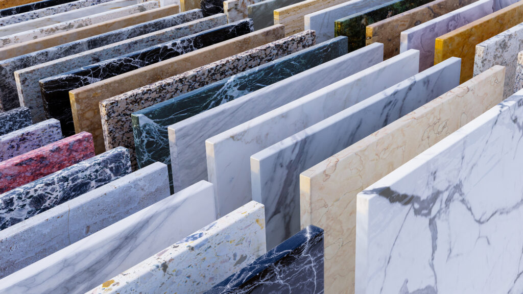 bathroom tile options in North Carolina flooring showroom