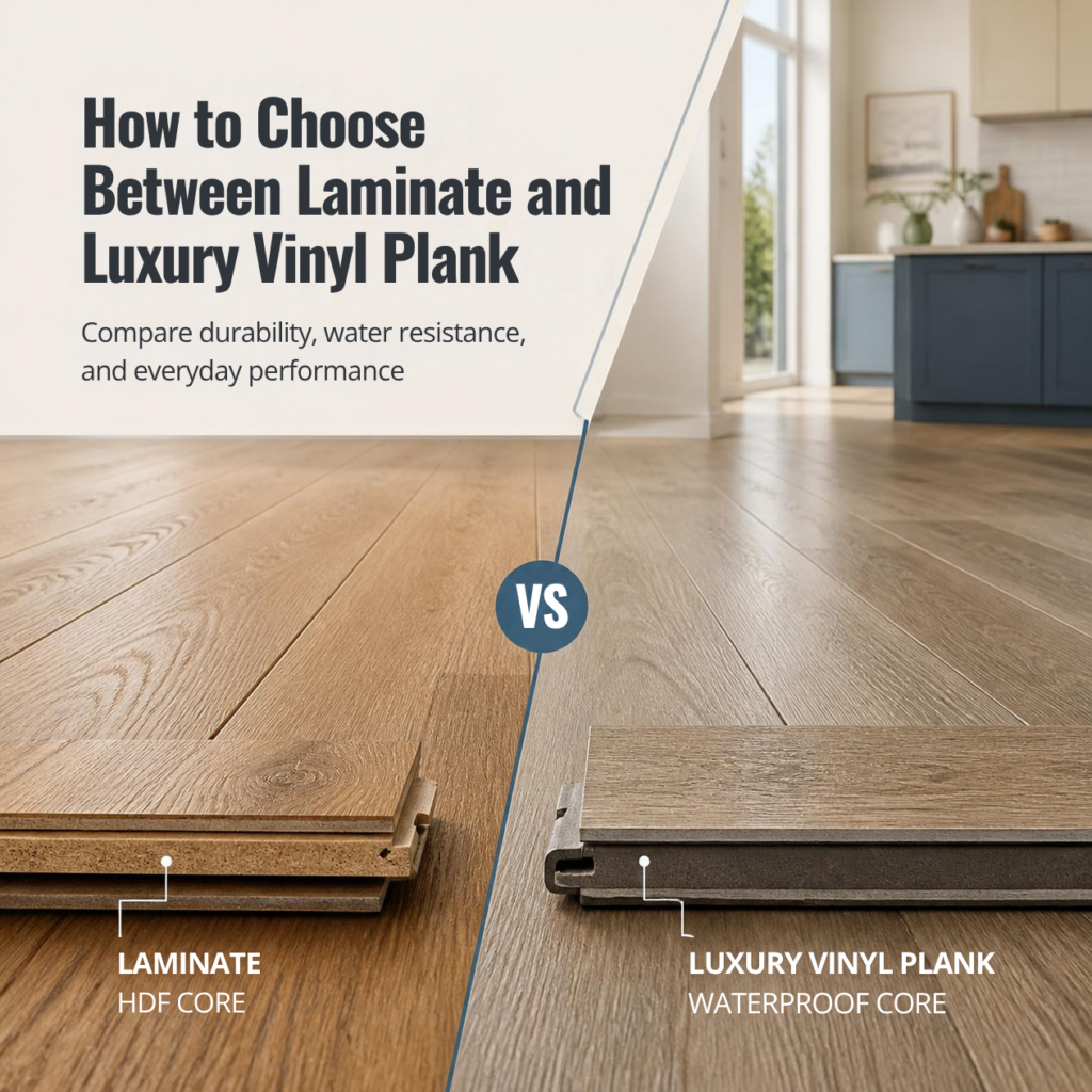 luxury vinyl plank and laminate comparison